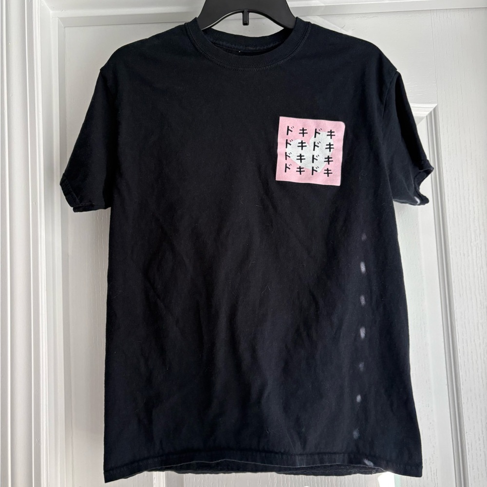 Spencer's Black Tee with Pink Graphics